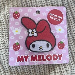 My Melody Iron On Patch